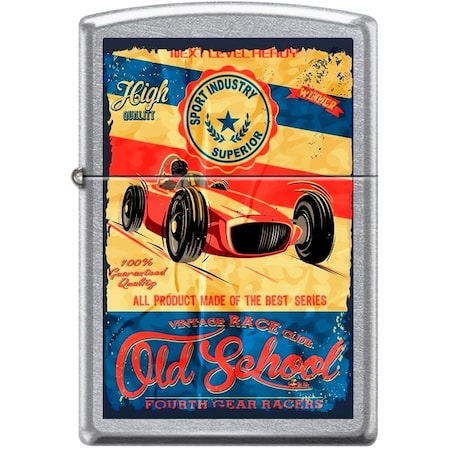 Zippo 2024 Zippo Custom Street Chrome Vintage Race Club ZIP-207CI401250